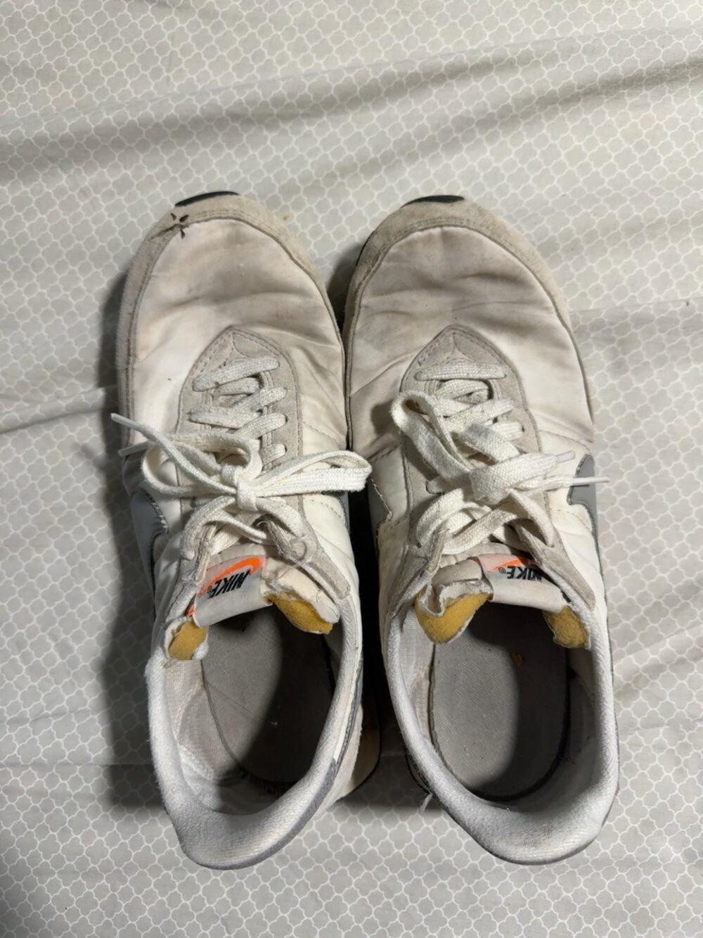 Nike Waffle Trainer 2 SE White Gray Sneakers Mens US 10